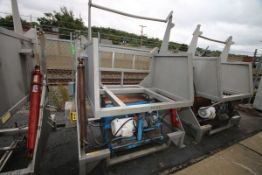 Vanmark S/S Hydraulic Hopper Dumper, Includes Hydraulic Reservoir with 7.5 HP Baldor Motor,