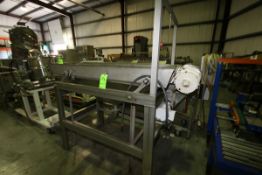 Geo Olney S/S Vibratory Shaker Deck / Screener, Model 1982, S/N 942-24, Approx. Deck Dimensions: 72