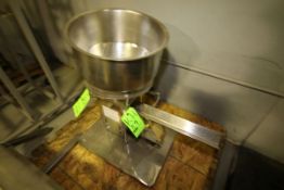 Vibratory Feeder with Hopper, Mounted on S/S Frame, Hopper 14