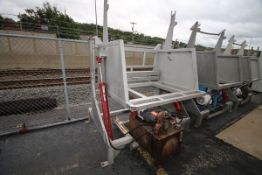 Vanmark S/S Hydraulic Hopper Dumper, Includes Hydraulic Reservoir with 7.5 HP Baldor Motor,