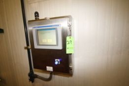 Filler Remote Control Panel with Allen Bradley Plus 1000 Display, Cat #2711P-T10C4D1, Mounted in 24”