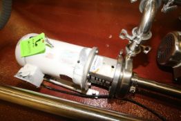 Ampco 7.5 hp Centrifugal Pump, Model C216MDG18T-S, S/N CC - 99619-1-1, with 2