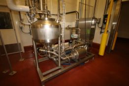 2012 SPX Skid Mounted S/S Deaerator System, Includes 26” H x 30” W S/S Tank, Seepex Cavity Pump,