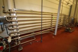 2012 Advanced Process Solutions 316 / 304 S/S Triple Tube Chiller, Model T2WC 312-20 316, S/N