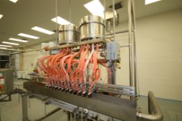 Elf 12-Head Inline Pressure Filler, Model FB171SP-B includes (2) Aprox. 15