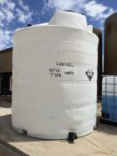 2,000 Gallon Poly Water Storage Tank, Approx. 90
