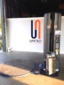 Lantech Q300 Semi Automatic Pallet Wrapper Model: Q300 Serial: QM022170 Year: 2007 Semi-Automatic P