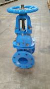 Water Cutoff Valves 4in IN 4in OUT Model: 105W11 Code: 1065-214, Set of Two, Iron Body-Resilient