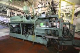 BULK BID LOT #188 TO LOT #189 - UNILOY 6-HEAD HDPE BLOW MOLDER AND HALF GAL. MOLDS (UNIT #5)