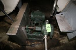 Aprox. 10 hp. Sugar Pump with 2