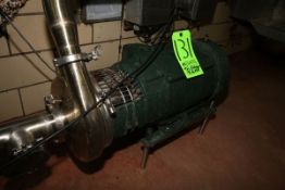 Tri-Clover Aprox. 7.5 hp Centrifugal Pump, S/N 287735-01 with 3