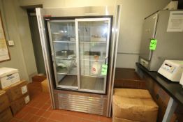 Universal Cooler 2-Door S/S Cooler, Overall Dimensions Aprox. 48