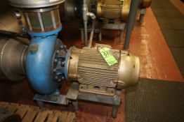 2011 WEG 30 hp Circulating Pump, Frame #286JP, Cat #1012262250, 1770 RPM, 230/460 V, 3 Phase