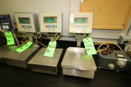 (2) Mettler Toledo Trim Weigh Digital Scales, Model TW6, S/N 2954223 2UY and S/N 2954221 2UY,