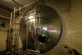 Cherry Burrell 10,000 Gal. Refrigerated Horizontal S/S Tanks, Model GHW, S/N 100-78-2962 with