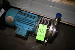Tri-Clover Aprox. 5 hp Centrifugal Pump, Model C218 with 3