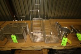 (8) S/S Wash Baskets & etc.