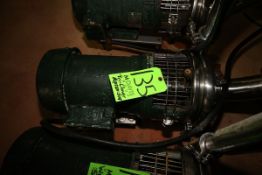 Tri-Clover 5 hp Centrifugal Pump, S/N U2728 with 2-1/2