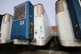 1996 Wabash 45 ft. Tandem Axle Semi-Trailer, VIN #1JJE452E6TL323110 with Roll-Up Rear Door and