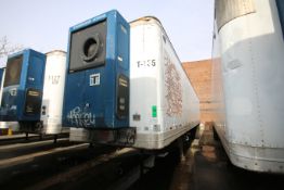 1996 Wabash 45 ft. Tandem Axle Semi-Trailer, VIN #1JJE452EXTL377980 with Roll-Up Rear Door and