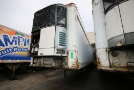 1993 Fruehauf 45 ft. Tandem Axle Semi Trailer, VIN #1H2R04523PY002806 with Roll-Up Rear Door and