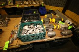 Assorted S/S Weld and Thread Type Fittings, Assorted Sizes including Air Acutated Ball Valves