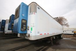 1997 Wabash 45 ft. Tandem Axle Semi Trailer, VIN #1JJV452WXVL442628 with Roll-Up Rear Door and