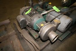 Tri-Clover 30 hp Centrifugal Pump, Model C4410SD28TT-S, S/N 202097-01 with 4