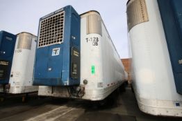 1996 Wabash 45 ft. Tandem Axle Semi-Trailer, VIN #1JJE452E1TL323113 with Roll-Up Rear Door and