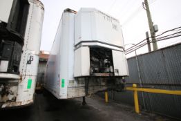 1997 Utility 45 ft. Tandem Axle Semi Trailer, VIN #1UYVS2450VM336301 with Right Side Access Hinged