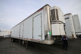 1999 Great Dane 45 ft. Tandem Axle Semi Trailer, VIN #1GRAA9022XS029401 with Aluminum Dairy