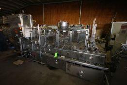 Modern Packaging 6-Wide Cup Filling Line. Model Sl1X6. S/N MP481. Currently Set-Up with 3