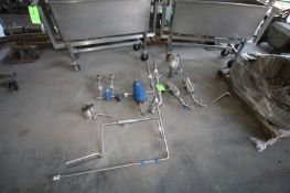 (2) Donaldson S/S Online Filters. With Related Piping and Valving. With Spiraxsarco Online Filter