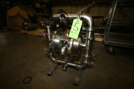Murzan All S/S Diaphragm Pump. Model PI502X2. S/N 01024. 2