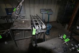 Aprox. (12) Sections Assorted Runs of Conveyor. Includes Straight Sections. Curve Sections, 180s U