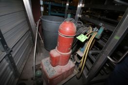 Lincoln Portable Welder. Model Aircraft 250 DC. S/N A-377373. Mounted on Cart with Casters. 220V/