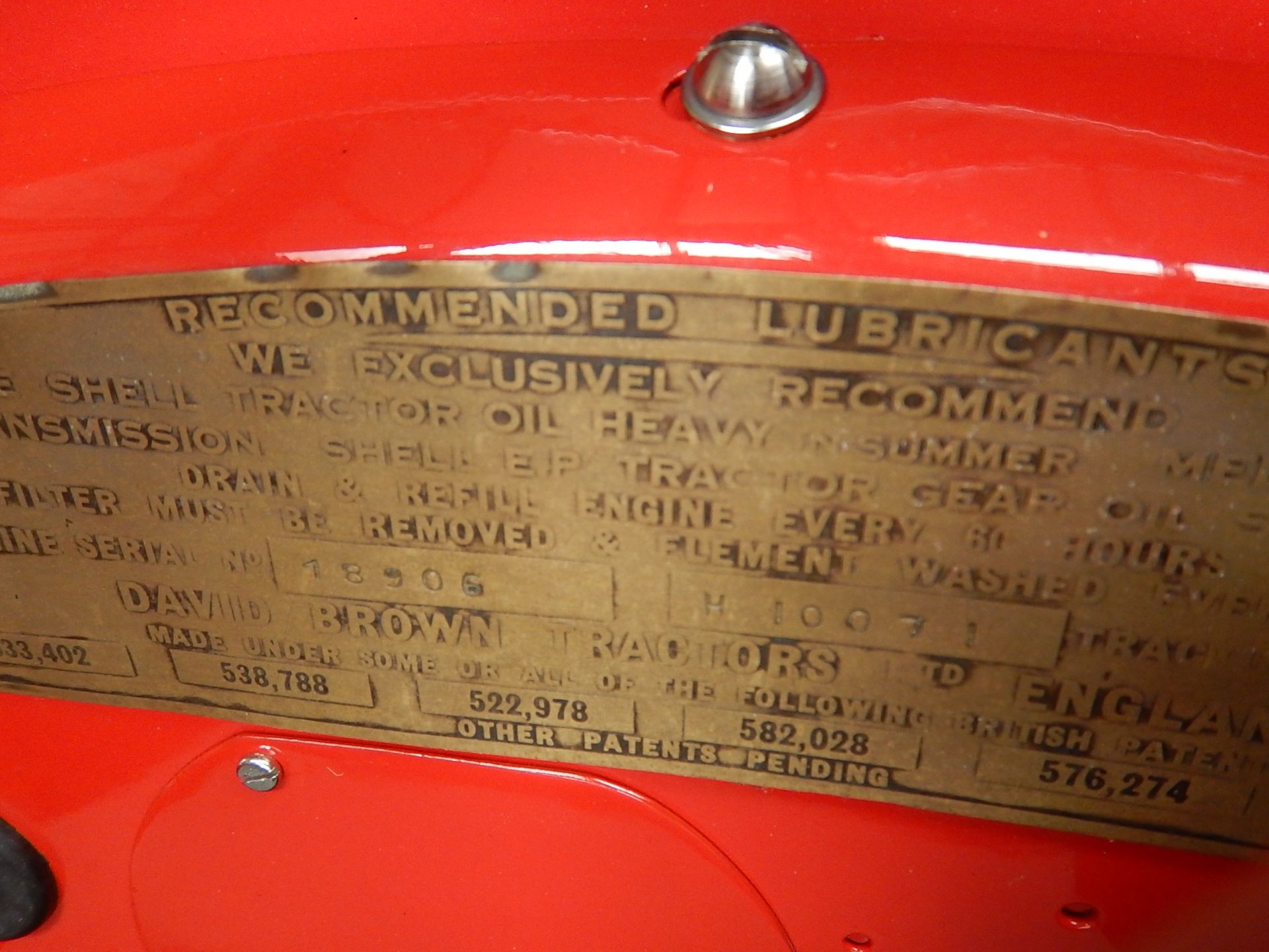 DAVID BROWN VIG/100 'Thresherman 4cylinder petrol/paraffin TRACTOR Serial No. H10071 These much - Image 10 of 10