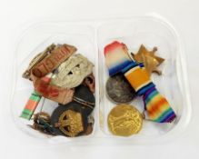 Great War medals 1914-19 to Sergeant S Harding, Gloucesters no.