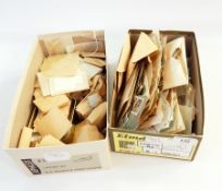 A quantity of sundry world stamps (2 boxes)