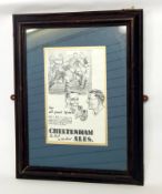 A large quantity of Cheltenham Brewery prints, advertising prints,