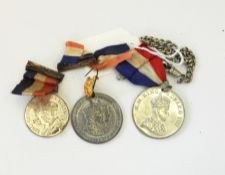 Edward VII coronation tin containing three medals to commemorate the coronation of Edward VII,