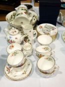 Quantity Royal Worcester china teaware 