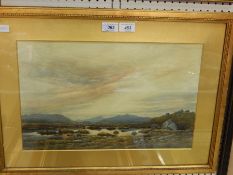 Watercolour
Rural landscape,