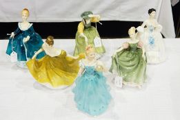 Various Royal Doulton figurines 
