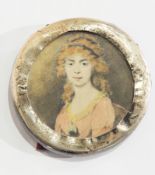 Silver framed pictures of ladies (3)