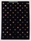 Various buttons set on card including Austrian tinies,