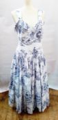 A 1950's style toile de jouy sundress,
