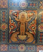 1930's/40's silk embroidered picture 