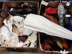 A large quantity of vintage and later ladies gloves,