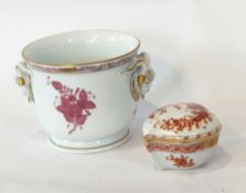 A Herend Hungary small jardinere, 11.